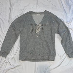 Grey Sparkly sweater